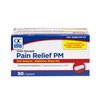 Quality Choice Extra Strength Pain Relief PM, Pain Reliever and Nighttime Sleep Aid, Acetaminophen 500 mg & Diphenhydramine HCI 25 mg (Sleep Aid), 50 Count Package of Caplets