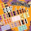 TailaiMei 12 Sheets Halloween Nail Wraps Stickers, Nail Polish Strips Self-Adhesive Full Wraps with 2 pcs Nail Files for DIY Nail Art Decals (Witch Style)