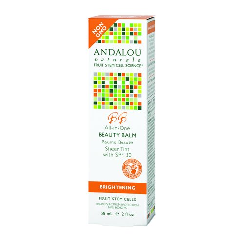ANDALOU NATURALS Sheer Tint SPF 30 Vitamin C Beauty Balm, 2 FZ