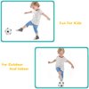 CICITOYWO Bounce Playground Balls for Toddler Kids, 3 Pack, Inflatable Bouncy Dodgeball, Basketball, Soccer Ball, Football with Hand Pump for Schools Backyard (Three Color-5'')