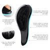 Hair Brush, 4pcs Hair Brushes for Women Men, Brush for Curly Hair Baby Mens Mini Toddler Hair Brush Blue