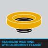 William H.Harvey Co. 001005-24 Toilet Bowl Wax Ring with Flange