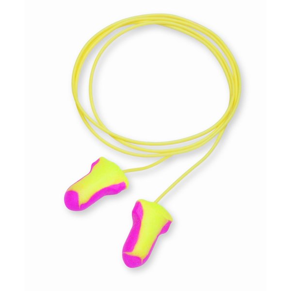 Howard Leight by Honeywell Laser Lite High Visibility Corded Disposable Foam Earplugs, 5-Pair Vending Pack (LL-5-30)