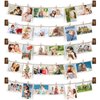 Emfogo Picture Frames Collage Wall Decor Photo Collage Picture frames 4x6 for Wall Hanging with 30 Clips Multi Photo Display for Dorm Room Decor
