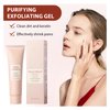 Purifying Exfoliating Gel,Facial Exfoliator Cleanser,Natural Exfoliating Gel Purifying Cream,Gentle Exfoliating Face Scrub,Deep Cleansing Face and Body Exfoliating Scrub Gel for All Skin (2 Pcs)