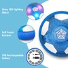 BaLaM Hover Soccer Ball Toys for 3-8 Year Old Kids Toddler Boys Girls, Christmas Birthday Gifts for Kids Age 3 4 5 6 7 8, with 2 Goals and Nets, Blue.