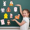 Farm Animal Fridge Magnets for Toddlers,Refrigerator Magnets for Kids Full Back Magnetic Kids Educational Toys Baby Magnets Gift for Fridge Whiteboard Cute Animals Cartoon Magnets