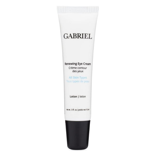 Gabriel Renewing Eye Cream | Natural, Paraben Free, Vegan, Cruelty-free, Non GMO| Botanical Extracts to Reduce Dark Circles & Puffiness Under Eyes | For All Skin Types |.5 oz.