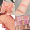 CAKAILA 18Colors Nude Pink Rose Gold Shimmery Eyeshadow Palette Makeup,Light Nude Soft Glitter Sparkly Highly Pigmented Eye Shadow Long Lasting Waterproof Naturing-Looking Blendable for Beginners