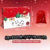 20 Pcs Christmas Magnetic Chess Game, Magnetic Chess Game with Stones Magnet Game with String Magnetic Board Games Puzzle Strategy Games Family Gatherings Board Games for Kids & Adults New Year's Gift