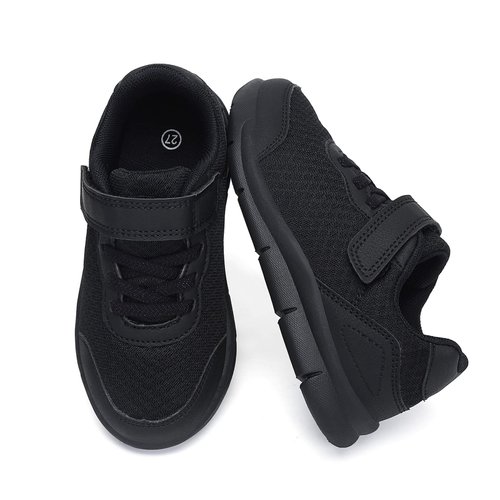 Xingfujie Toddler Shoes Boys' Sneakers,Boys Tennis Shoes Little Kids Shoes School Camp Size 10.5 Black