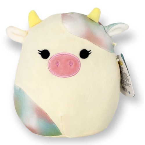 SQUISHMALLOW KellyToys - 8 Inch (20cm) - Candess The Cow - Super Soft Plush Toy Animal Pillow Pal Buddy Stuffed Animal Birthday Gift