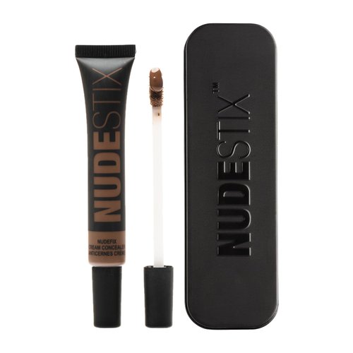 Nudestix NudeFix Cream Concealer, Lightweight Liquid, Natural Finish Makeup, Hydrating, Brightening, Under Eye Dark Circle Corrector, Reduces Redness and Blemishes, Shade: Nude 1.1, 0.34 fl oz (10 ml)