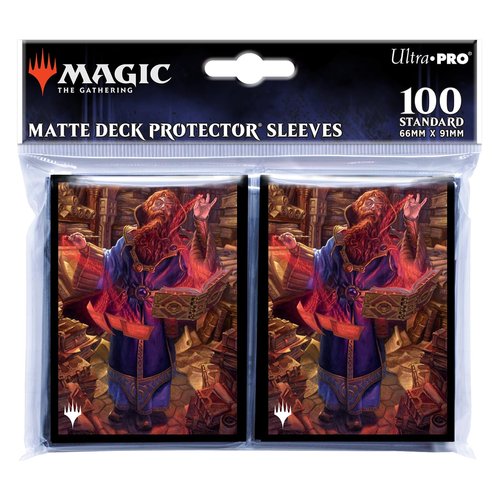 Ultra PRO - MTG Commander Masters 100ct Standard Size Card Sleeves - Commodore Guff Artwork, Matte Finish with ChromaFusion Technology, Protect Magic: The Gathering Cards, Standard Size Cards