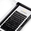 Eyelash Extensions 0.10 D Curl Natural Faux Mink Eyelash Extensions Individual Lashes Extension 13mm Tray Salon Use by EYEMEI