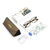 YEIN Bifocal Reading Glasses with Blue Light Blocking Lenses, Bifocal Reader for Women and Men, Vintage Square frame with Spring Hinge (+0.75/+3.25 magnification)