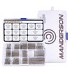 Manderson 185 Pcs Compression Springs Assortment Kit, 13 Different Sizes, Stainless Steel Springs, Mechanical Springs, for Home Repair