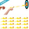 BUVUDI 16 Pieces Rubber Chicken Slingshot Rubber Chickens Flying Chicken Slingshot Flicken Chicken Game Finger Slingshot Chicken Toys Chicken Flingers Flinging Chickens for Party Favors Activity Gift