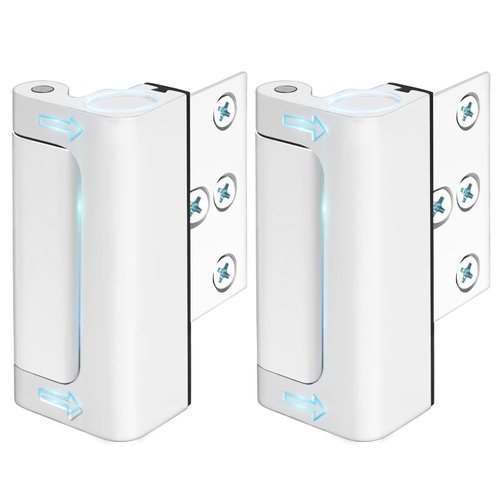 Door Lock for Front Door Kids Safety - Home Security Door Reinforcement Lock Child Proof Locks for Doors Latches for Top of Door Inside Childproof Flip Lock for Night Bedrooms Apartment Add Extra Lock