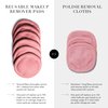 Tweezerman Exclusive Rose Tea Reusable Makeup Remover Pads