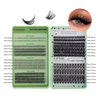 False Eyelashes Kit, 530pcs, Wispy Lashes Pearl False Eyelashes Fluffy Natural Look False Eyelashes Thick Soft Curly Lash Extensions