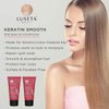 Luseta Keratin Shampoo and Conditioner Smooth and Hydrate Dry Damaged Hair Great for Color Treated Hair Sulfate Free and Gluten Free1.01 Fl Oz×2