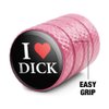 I Love Dick Heart Tire Rim Wheel Aluminum Valve Stem Caps