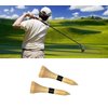 Zivisk Wooden Golf Tees 1-1/2" 100 Count 38mm Natural Color