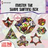 SHASHIBO Teenage Mutant Ninja Turtles Shape Shifting Box - Award-Winning, Patented Magnetic Puzzle Cube w/36 Rare Earth Magnets -Fidget Cube Transforms Into Over 70 Shapes (Raphael Series 2)