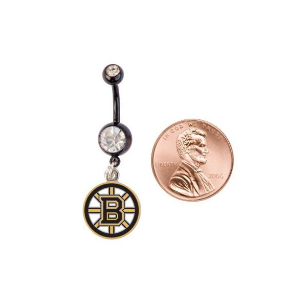Boston Bruins Belly Button Navel Ring