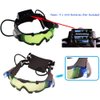 Weahre Spy Night Vision Goggles, Adjustable LED Night Goggles with Flip-Out Lights Green Lens for Kids Christmas Birthday Gifts Racing Bicycling, Skying to Protect Eyes (LNVG00)