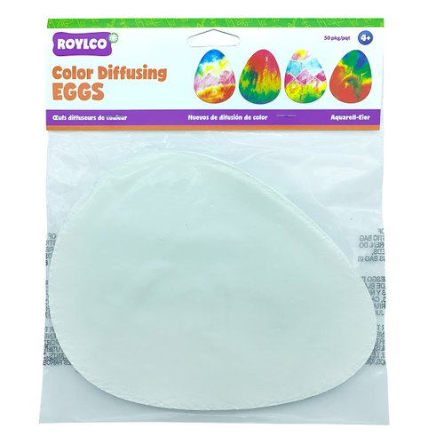 Roylco Color Diffusing Paper Easter Eggs Create Your Own One-of-a-Kind Spring Crafts