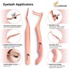 LIZMANN Eyelash Applicator Tool 2 PCS Lash Tweezers for Mistake-Proof Artificial lashes Placement self-adhesive eyelashes DIY lash Extension Wisp Applicator for lash extension kit – lash Clusters