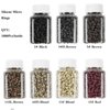1000 Silicone Micro Link Rings 5mm Lined Beads Deadlocks for Hair Extensions Tool (1000Pcs(Pack of 1) (1000Pcs, Brown)