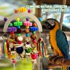 Kewkont Bird Toys Parrot Toys Natural Corncob Wood Mango Chew Toys for African Grey Parrots, Sun Parrots, Lovebirds, Small Parrots, Parakeets