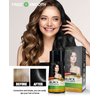 Herbishh Hair Color Shampoo for Gray Hair - Enriched Formula with Keratin & Tuber Fleece Flower - Full Grey Coverage, Easy to Use, Long lasting, Instant - Black (400ml)