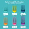 Clipper Guards 10 12 14 16 18 20 Fits for Most Wahl Clippers and Babyliss FX870, Color Coded - Size 1.25", 1.5", 1.75", 2", 2.25" & 2.5"