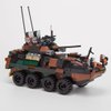 CubiMythx LAV-25 Infantry Fighting Vehicle Building Blocks and Construction Toy, Collectible Military-Themed Model to Build and Display, Great Gift for Military Fans (476PCS)