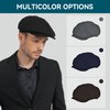 POUDAY Wool Blend Newsboy Cap for Men Irish Cap Newsboy Hat Newsies Cabbie Hat