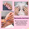 36 Colors Nail Art Gel Paint Kit, 38PCS Gel Nail Polish Set, Solid Gel Nail Polish with Nail Brush for DIY Nail Art Design, Solid Nail Art Gel Polish for DIY At Home, Nails Kits Gift for Women