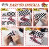 24 Packs Racing Flag Treat Boxes Cars Party Gift Box Black and White Checkered Racing Goodie Candy Boxes with Handles for Car Themed Birthday Party Decorations Supplies Favors