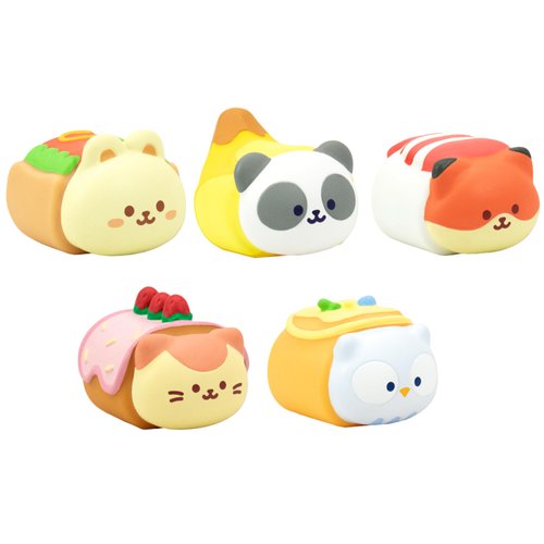 Hamee Anirollz [Surprise Capsule Series 2] Cute Water Filled SquiSHU Squishy Toys [Birthday Gift Bags, Party Favors, Gift Basket Filler, Stress Relief Toys] – 1 Pc. (Mystery – Blind Capsule)