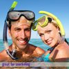 Mack's AquaBlock Swimming Earplugs - Comfortable, Waterproof, Reusable Silicone Ear Plugs for Swimming, Snorkeling, Showering, Surfing and Bathing