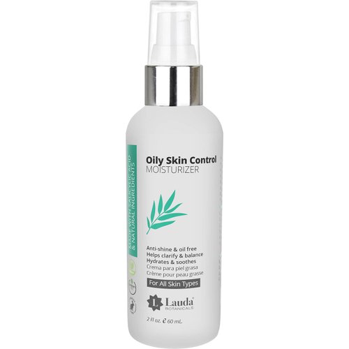 Mattifying Primer and Face Moisturizer with Salicylic Acid and Tea Tree Oil, Daily Face Lotion Non-Greasy Hydrating Anti Shine Facial Primer for Men and Women, 2 Oz by LAUDA BOTANICALS