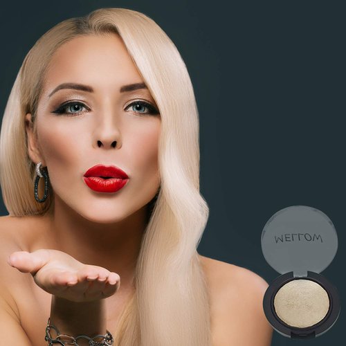 Baked Eyeshadow (Cream) - Creamy Long Lasting Eye Shadow for Everyday Makeup - Highly Pigmented Vegan, Cruelty-Free & Paraben Free Eye Makeup by Mellow Cosmetics - Cream - Cream