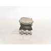 Generic Tiny mini silver tone metal hair claw clip Set D (Clip quantity: 2 clips), 1 Count (Pack of 1)