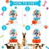Skylety 6 Pieces Dog Themed Party Decorations Dog Honeycomb Centerpieces 3D Dog Birthday Decoration Centerpieces Birthday Theme Party Paper Centerpiece for Dog Theme Party 3D Table Decorations