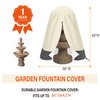 SOKINGCOVER Garden Fountain Cover 36"x42" Weatherproof Fountain Cover for Winter 420D Waterproof Oxford Cloth, Weather Resistance