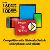 Lexar 1TB PLAY microSDXC Memory Card, UHS-I, C10, U3, V30, A2, Full-HD Video, Up To 160/100 MB/s, Expanded Storage for Nintendo-Switch, Gaming Devices, Smartphones, Tablets (LMSPLAY001T-BNNNU)
