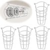 Happy Tree (4 Pack) White Fire Sprinkler Head Guard Cover for Both 1/2" & 3/4" Sprinkler Head 6" Deep Cage